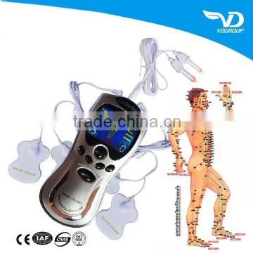 wholsale three channels tens acupuncture digital therapy massager machine