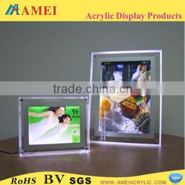 Hottest selling acrylic led frames/acrylic led light box letter