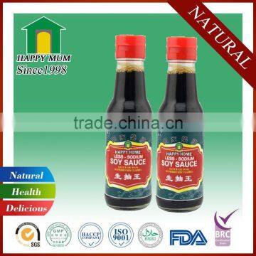 NON-GMO Gluten free superior Kosher light soy sauce 150ml