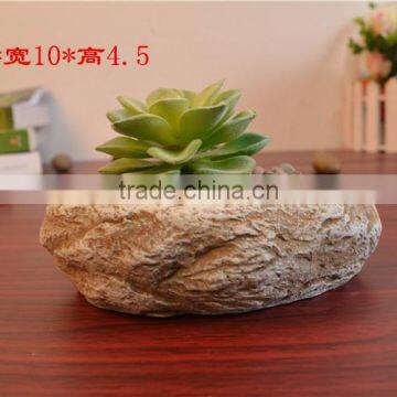 lovely decorative natural stone flower pot stone crafts