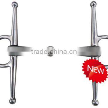 Stainless steel horse full cheek bit with solid jointed mouth (Type-016)