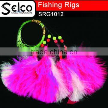 mix flash sabiki rig with rainbow feather