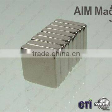 N35 Zn plated 25x25x1.5mm Neodymium Magnets