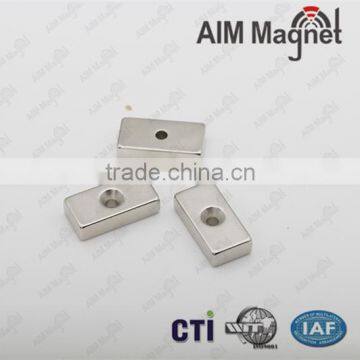 1/2" x 1/2" x 1/4" Countersunk Rare Earth Magnet photo-2