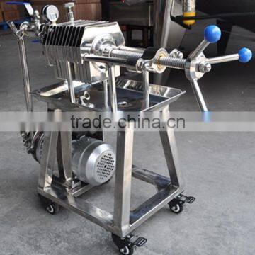 popular sanitary stainless steel plate and frame filter press