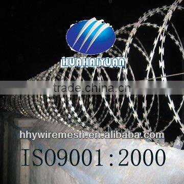 Galvanized Razor barbed wire,prison Blades wire fencing from factory