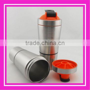 new style protein shaker cups disposable & stainless steel protein shaker bottles