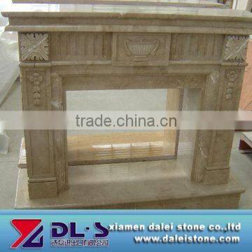 French Style Marble Fireplace Mantel
