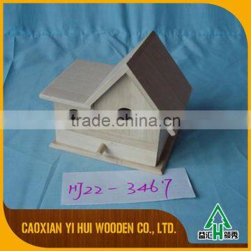 Decor Wooden Bird House Feeder Model photo-5