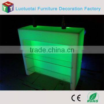 party/event Commercial Fashionable illuminated RGBW color change led bar counter