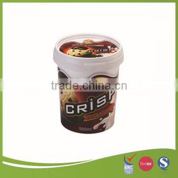 virgin plastic ice cream containers