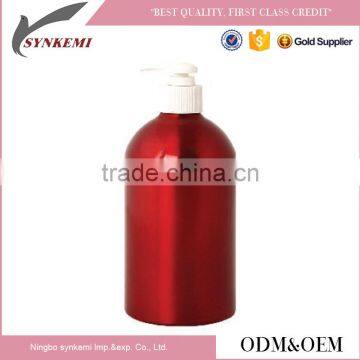 China 500ml aluminum pump bottle for shampoo