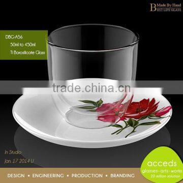 Custom Printed High Quality Glass Antique Tea Set photo-2