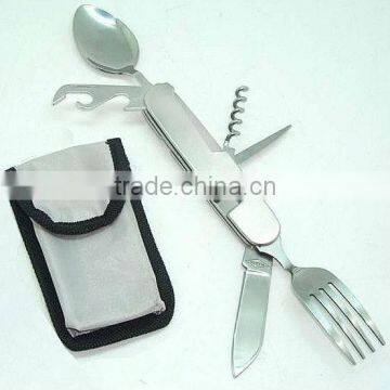 Multi-fuction Camping Cutlery stock, outdoor item stock