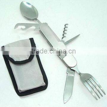 Multi-fuction Camping Cutlery Stock, Outdoor Item Stock