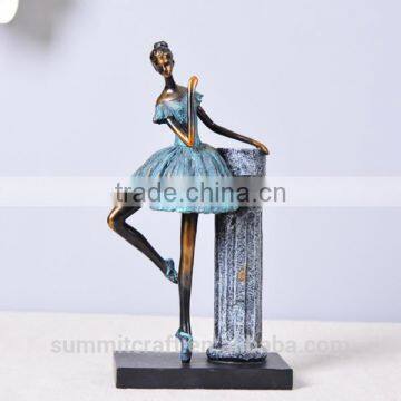 Home Decoration Items Resin Bronze Ballerina Sculpture photo-5