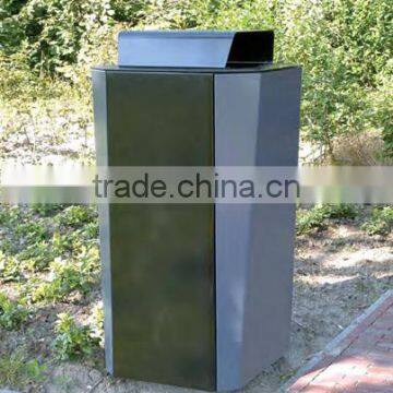 Arlau Outdoor Metal Steel Garbage Bin photo-2