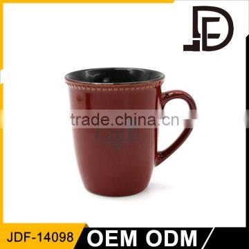 Drinkware embossed 12oz coffee mug gift box cup, mugs and cups