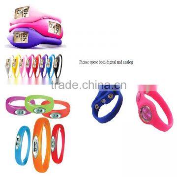 Customized Various Colors Fashion SiCustomized Various Colors Fashion Silicone Watch Band for Digital Wrist Watch Broad Bracelet photo-6