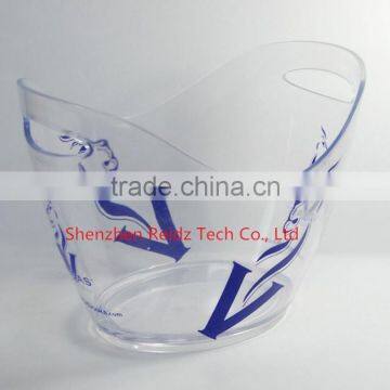 wholesale Eco-friendly glass ice bucket