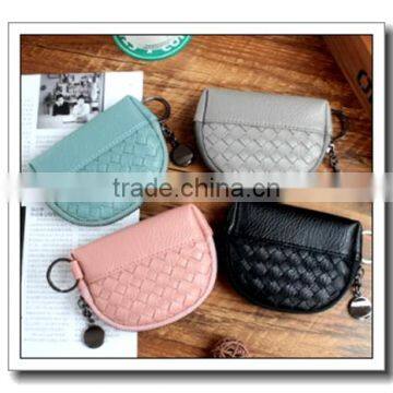 candy color weave wallet ,leather wallet, metal wallet for wholesale