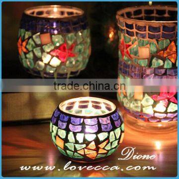 Wholesale Mosaic Candle Holders Centerpiece for Wedding photo-4