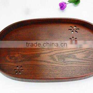2015 Multi Shape Wooden Food Tray Plate,hollow Home Decoration Tea Tray photo-2