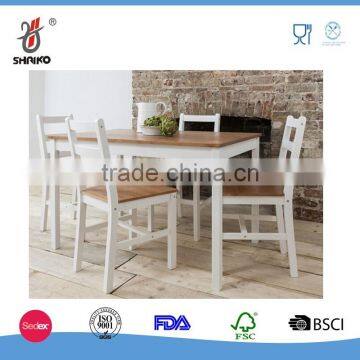 5-Piece Dining Set ,Solid Wood Table With 4 Side Chairs photo-2