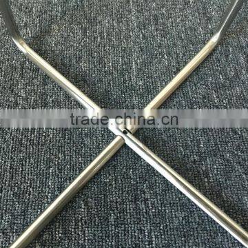 Wholesale Living Room Furniture Chrome Plating Sofa Side Table With Metal Folding Legs photo-4