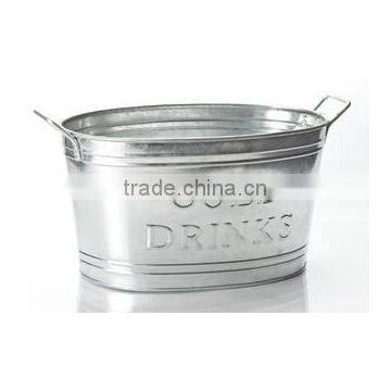 Wholesale good quality full color painting galvanized best ice bucket