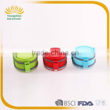 Silicone Collapsible Tiffin Lunch Box photo-3