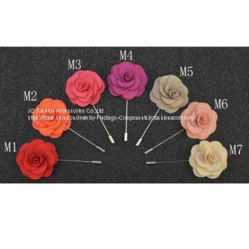 Flower lapel pin brooch