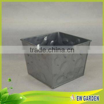 Direct Manufacturer Handmade Metal Tin Garden Small Metal Flower Pot photo-6