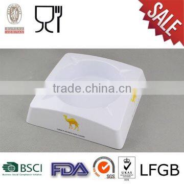 Square Melamine Ashtray with logo