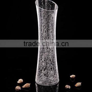 clear glass flower vase for home decoration tall glass vase