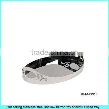 New Design Serving Trays Stainless Steel Trays With Belt 2 Handles photo-3