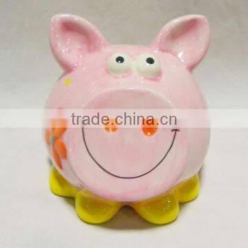 the pink piggy bank gift saving pot ceramic money bank coins collection