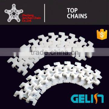 82.6-R150 Plastic Multiflex Small Radius Side Flexing Flat Top Chain photo-4