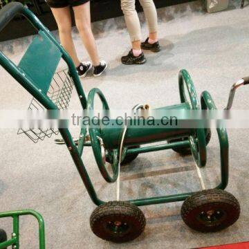 Metal Four Wheel Firm Garden Hose Reel Cart TC4710 photo-3
