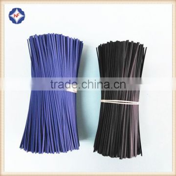 Factory supply toy packaging single wire plastic bingding ties