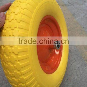 Diamond pattern PU foam wheel 4.80/4.00-8