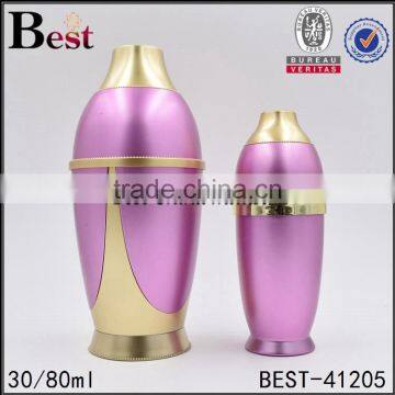 15ml 30ml 50ml Bottle Special Triangle Shape Gold Color Acrylic Body Lotion Bottle With Pump photo-3