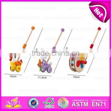 2015 Cartoon Hand Push Animal Toy for Kid,Christmas Wooden Baby Push Along Rabbit Toy,Wholesale Wooden Pull and Push Toy W05A012 photo-5