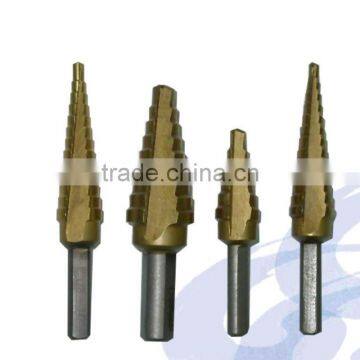 HSS Titan Step Drill Bit or HSS Sprial Flute Step Drill