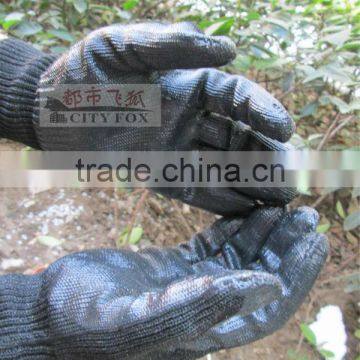 wholesale latex coated stainless steel wire knit work glove cheap latex gloves
