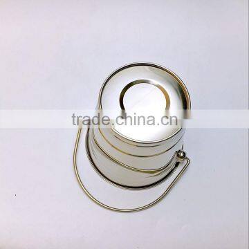 Mini Stainless Steel Ice Bucket Rustic Ice Bucket photo-6