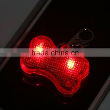 Pet Dog Cat LED Flash Bone Safety Pendant Collar Circular Light Clip Visable Worldwide Store photo-3