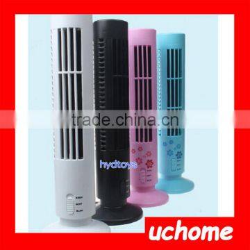UCHOME Plastic Electric Mini Super USB Tower Fan Without Leaf photo-2