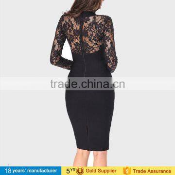 Cheap Bulk OEM Plus Size 3XL Bodycon Evening Dress Elegant Lace Cocktail Party Dresses for Women Sexy photo-5