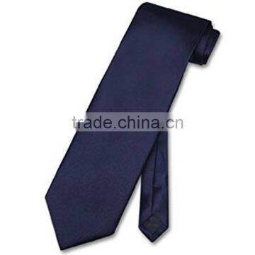 Italian Silk Polyester Necktie Solid Color photo-3